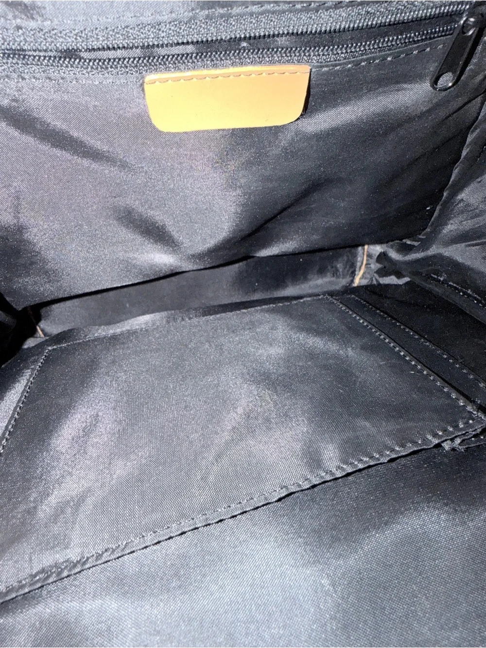 Designer Inspired Beige Backpack with Front Pocket